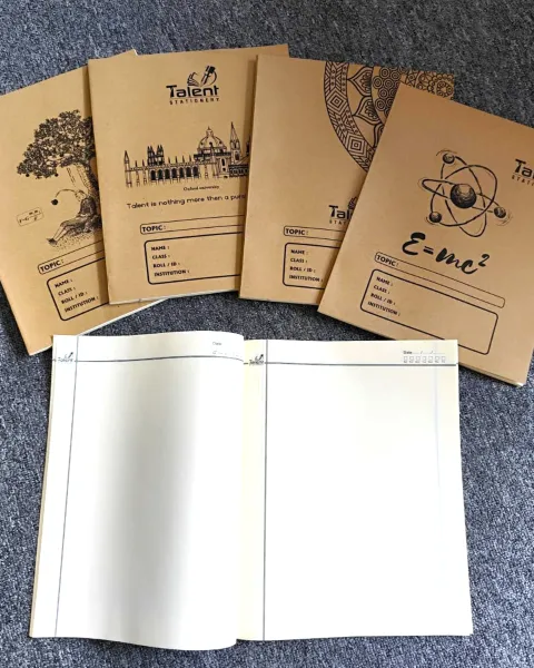 120 Page Off White Binding Note Khata (KB120.A) (4 pieces)